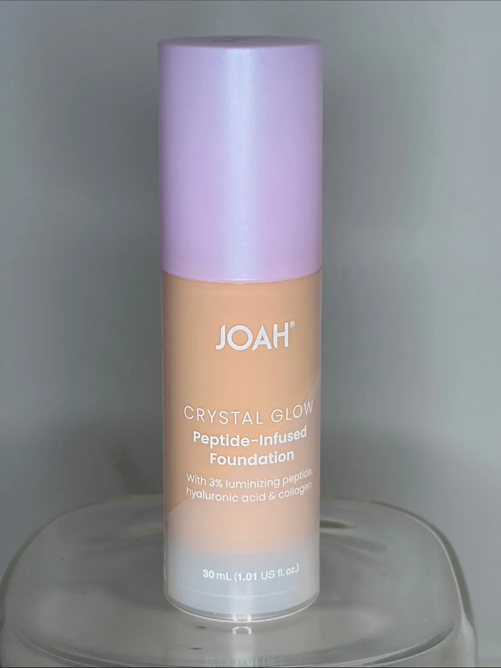 JOAH Crystal Glow Peptide-Infused Foundation fair to Lt w/cool undertones fc50
